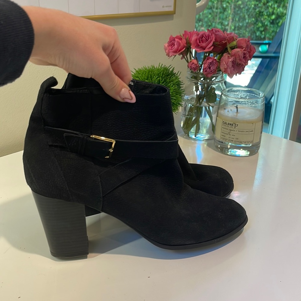 cole haan heeled booties